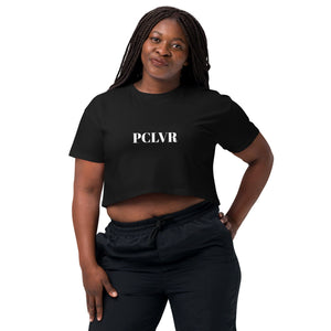 Women’s crop top in black, brown and pink - PCLVR