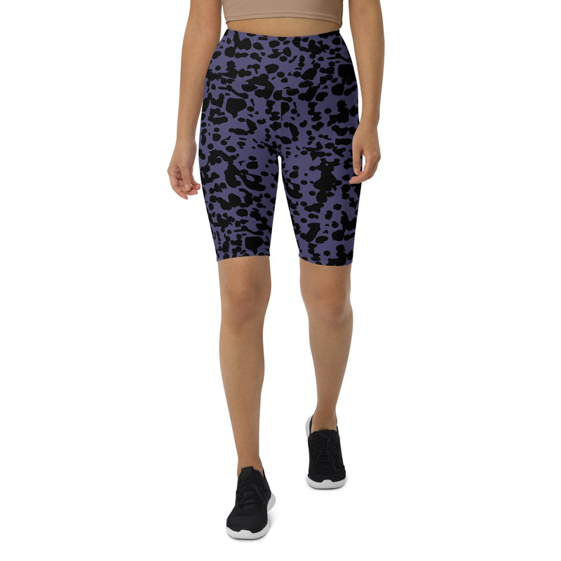 Biker Shorts Purple Paint | peace-lover
