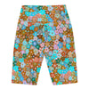boho floral biker shorts - 1