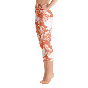 Floral capri yoga pants - 7
