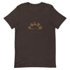 Chocolate brown t-shirt PCLVR | peace-lover