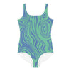matching family swimwear pastel waves swirl  - 15