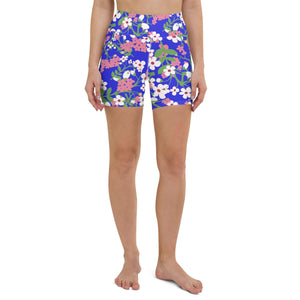 Ditsy Floral Yoga-to-Swim Shorts | peace-lover