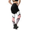 Color block leggings Black, White, Pink and Purple - 12