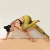 golden leggings mandala high waist - 8