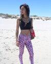 Pink Leopard leggings - 5