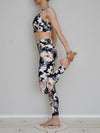 High-waisted Leggings Midnight Floral | peace-lover
