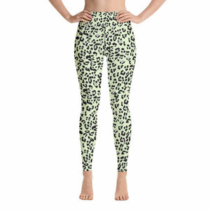 green leopard leggings - 2