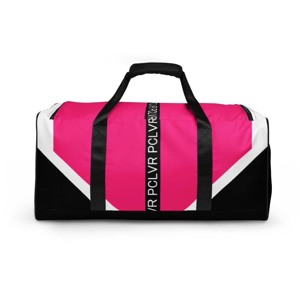 Hot Pink Duffle bag - Color Block