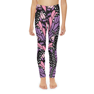 Kids Leggings Butterfly (Full-Length) - matching sports bra available | peace-lover