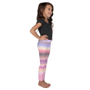 kids leggings rainbow stripe girls leggings - 2