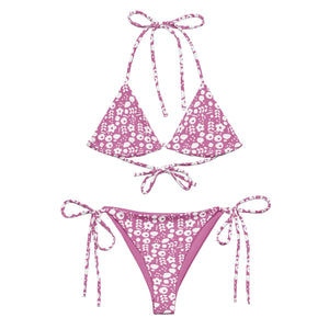 Matching swimwear floral - bikini set and board shorts, 6 colors | peace-lover