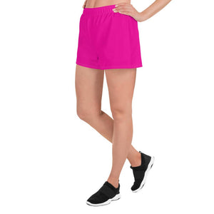 hot pink board shorts  for women neon pink swim shorts running shorts - 3