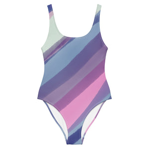 one-piece swimsuit swirl - 0