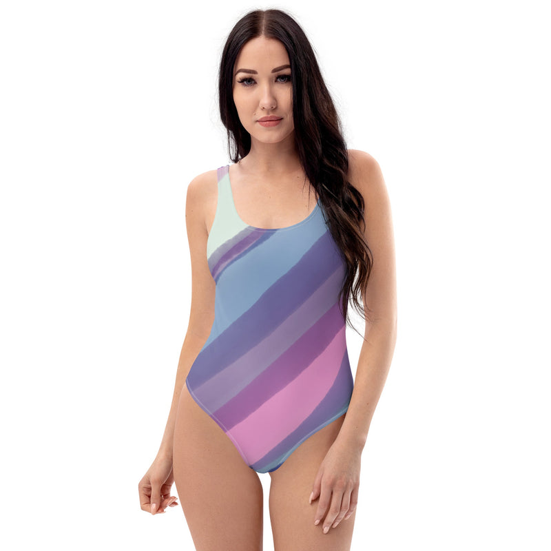 one-piece swimsuit swirl - 3