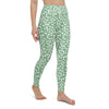 mint leggings floral printed yoga pants - 0