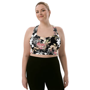 Sports bra Midnight Floral | peace-lover