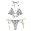 String bikini tile print - Thasos | peace-lover