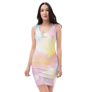 cotton candy bodycon dress - sleeveless mini tank dress 0