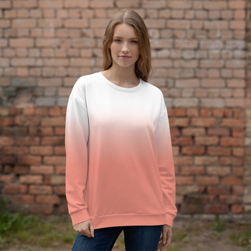 Women's Gradient Sweatshirt Mauve | peace-lover