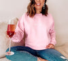 Womens Sweatshirt Light Pink - PCLVR | peace-lover
